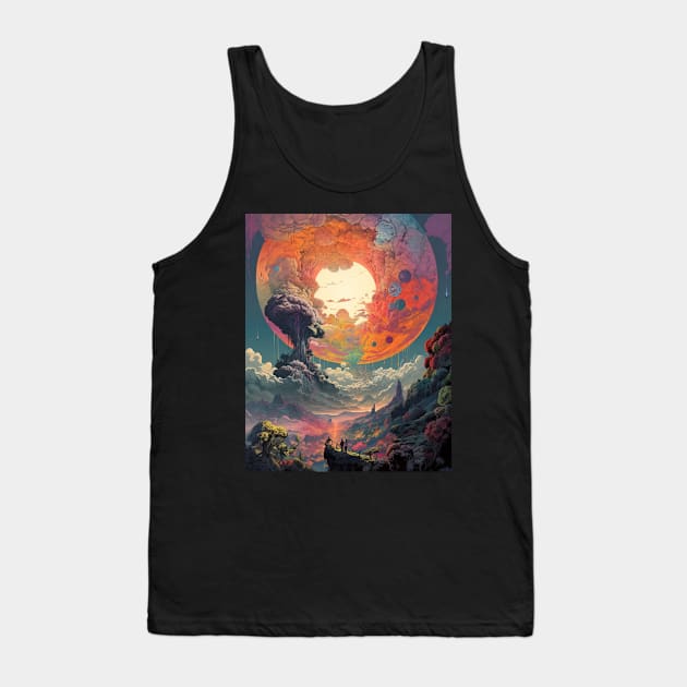 yggdrasil tree in space Tank Top by Mr Bushido